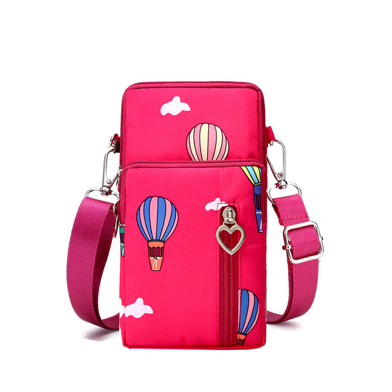 Bolso de teléfono móvil de nylon al por mayor mini bolsa
